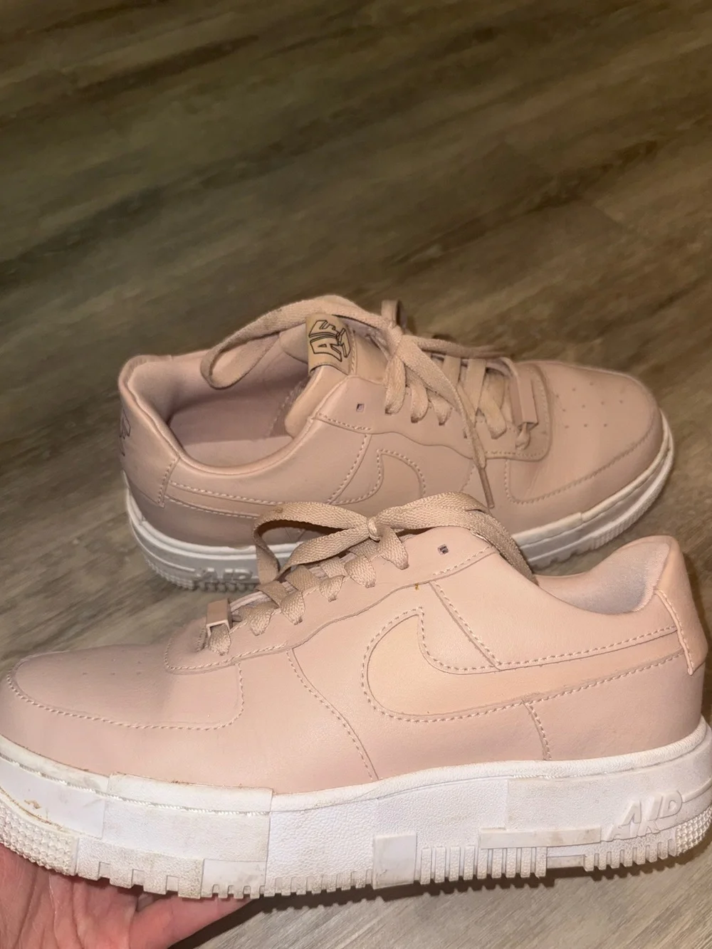 Nike Women’s Air Force 1 Sneakers in Pale Pink